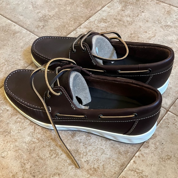 New Ecco Lite Men’s Boat Shoes Size EU 43 US 9-9.5 - Picture 11 of 13